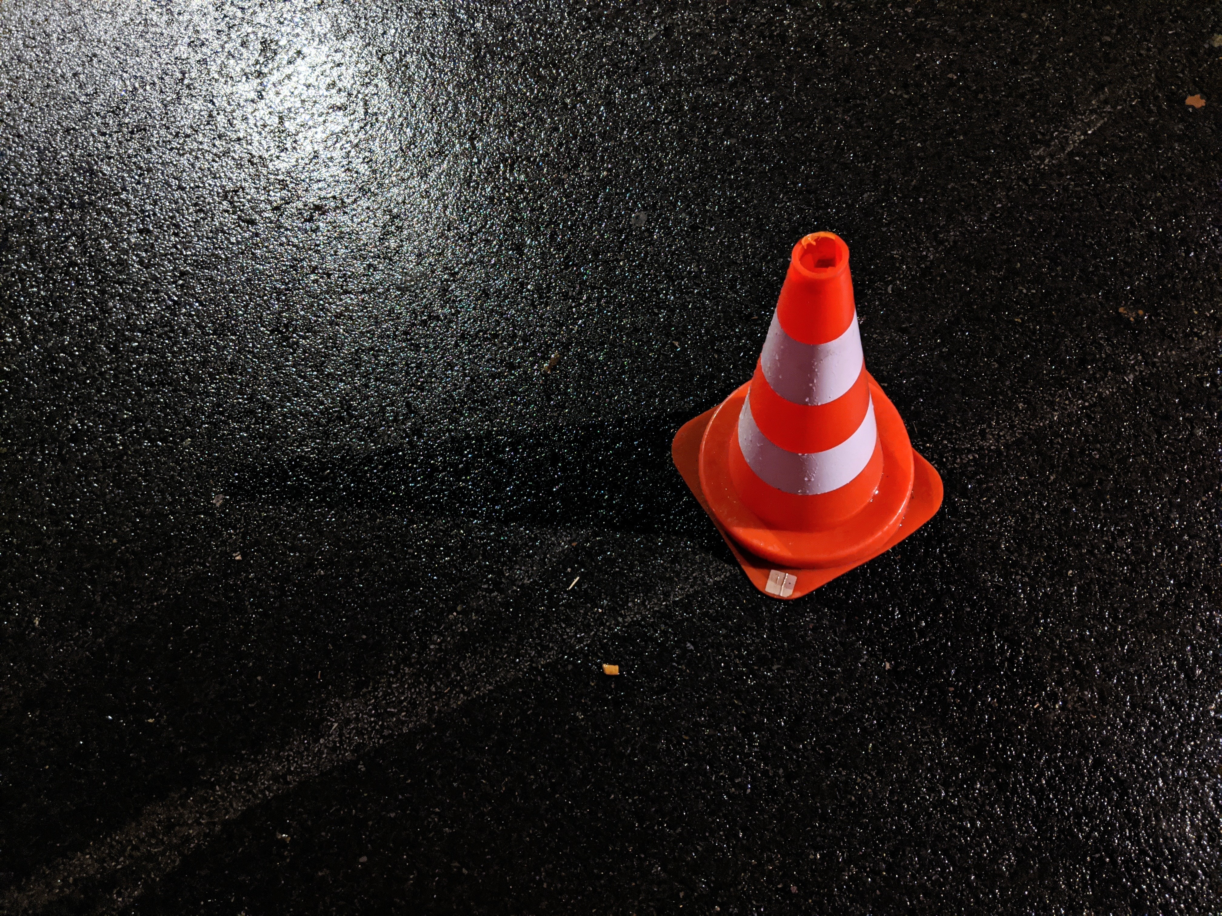 Driving test cone