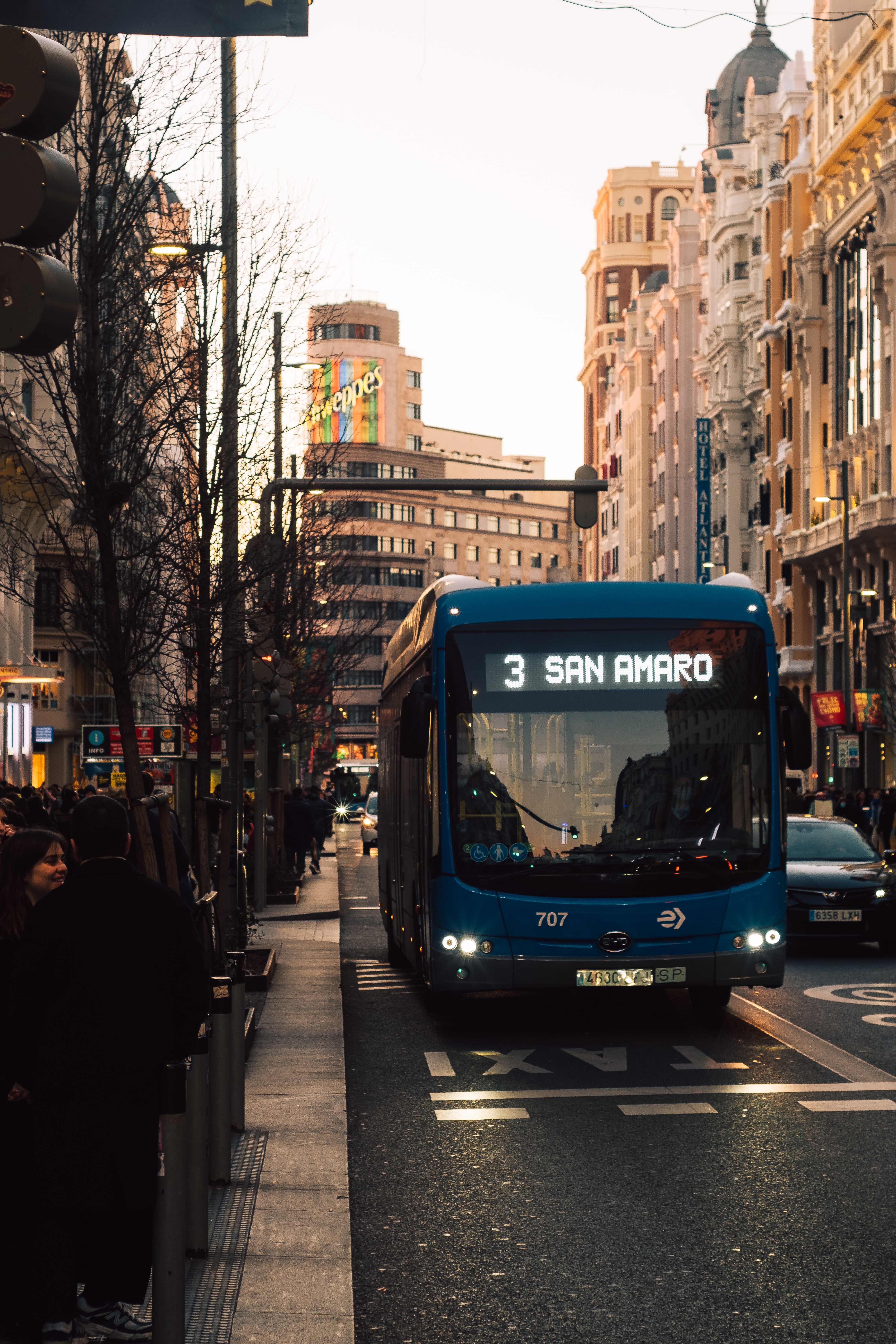 Bus in Madrid