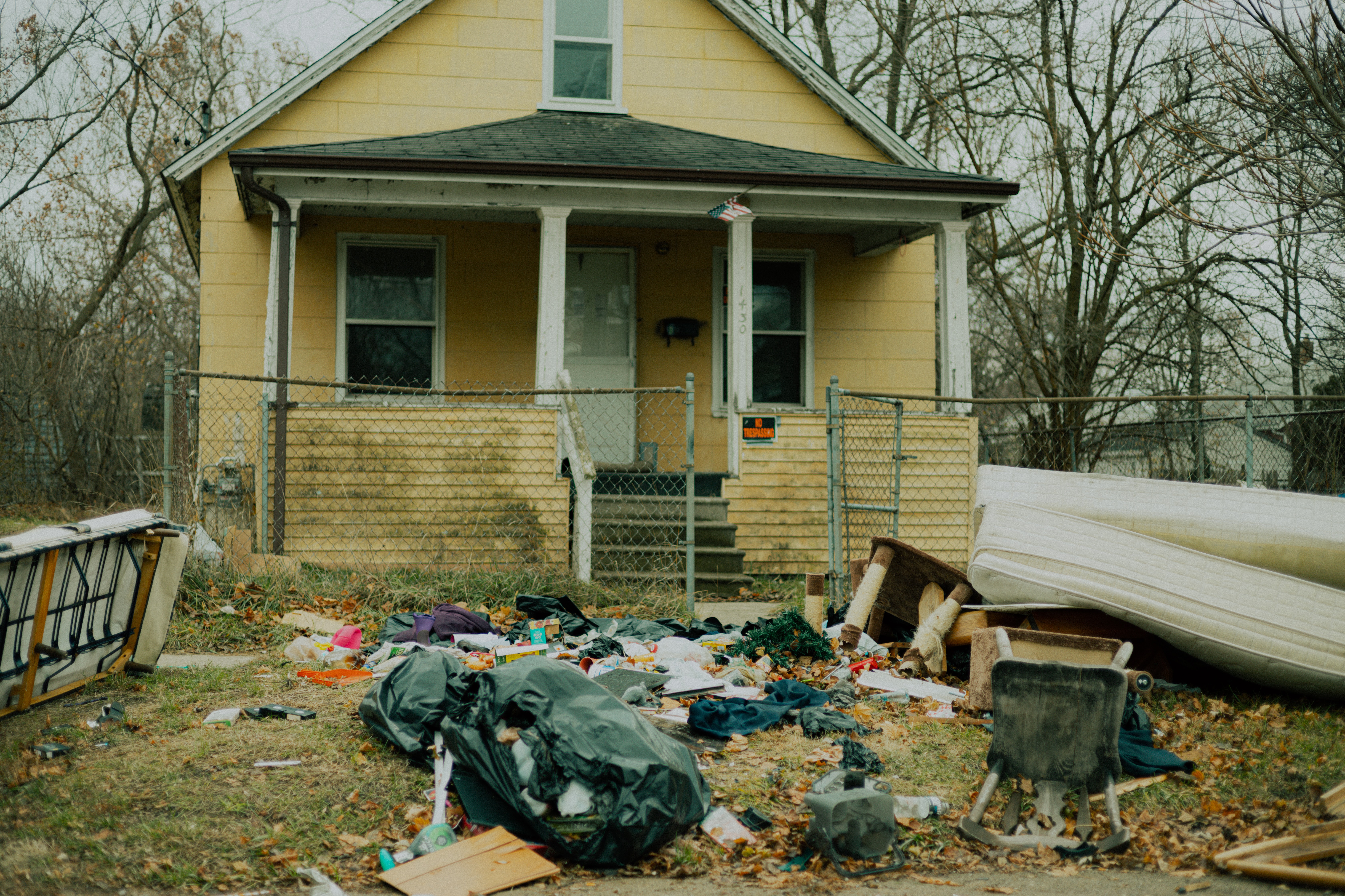 House destroyed by squatters